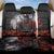 Viking Valhalla Back Car Seat Cover Norseman and Burning Battlefield - Wonder Print Shop