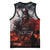 Viking Valhalla Basketball Jersey Norseman and Burning Battlefield - Wonder Print Shop