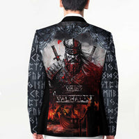 Viking Valhalla Blazer Norseman and Burning Battlefield - Wonder Print Shop