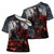 Viking Valhalla Cross Shoulder Shirt Norseman and Burning Battlefield - Wonder Print Shop