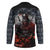 Viking Valhalla Hockey Jersey Norseman and Burning Battlefield - Wonder Print Shop