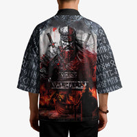 Viking Valhalla Kimono Norseman and Burning Battlefield - Wonder Print Shop