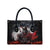 Viking Valhalla Leather Bag Norseman and Burning Battlefield - Wonder Print Shop