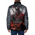 Viking Valhalla Padded Jacket Norseman and Burning Battlefield - Wonder Print Shop