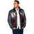 Viking Valhalla Padded Jacket Norseman and Burning Battlefield - Wonder Print Shop