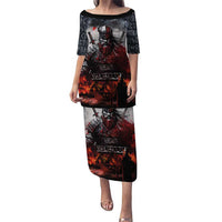 Viking Valhalla Puletasi Norseman and Burning Battlefield - Wonder Print Shop