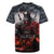 Viking Valhalla Rugby Jersey Norseman and Burning Battlefield - Wonder Print Shop