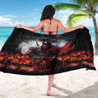 Viking Valhalla Sarong Norseman and Burning Battlefield - Wonder Print Shop