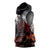 Viking Valhalla Sleeveless Hoodie Norseman and Burning Battlefield - Wonder Print Shop