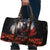 Viking Valhalla Travel Bag Norseman and Burning Battlefield - Wonder Print Shop