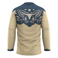 Vintage Western Yoke Shirt Ornament Style Hockey Jersey - Wonder Print Shop