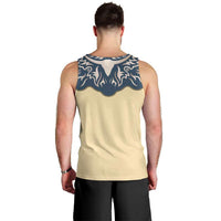 Vintage Western Yoke Shirt Ornament Style Men Tank Top - Wonder Print Shop