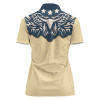 Vintage Western Yoke Shirt Ornament Style Women Polo Shirt - Wonder Print Shop