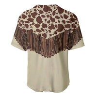 Vintage Western Cow Yoke Shirt Fringe Style Baseball Jersey - Wonder Print Shop