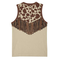 Vintage Western Cow Yoke Shirt Fringe Style Basketball Jersey - Wonder Print Shop