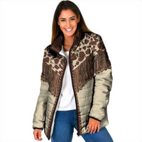 Vintage Western Cow Yoke Shirt Fringe Style Padded Jacket - Wonder Print Shop