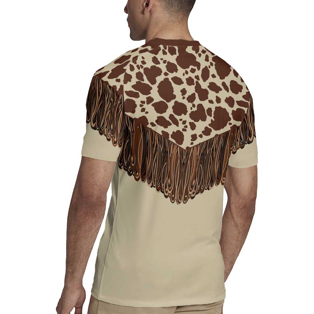 Vintage Western Cow Yoke Shirt Fringe Style Rugby Jersey - Wonder Print Shop