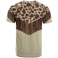 Vintage Western Cow Yoke Shirt Fringe Style T Shirt - Wonder Print Shop