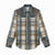 Vintage Western Flowers Yoke Shirt Style Women Casual Shirt Gingham - Wonder Print Shop