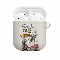Texas Heritage Vintage Style AirPods Case Howdy Y’all and Lone Star State - Wonder Print Shop