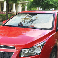Texas Heritage Vintage Style Auto Sun Shade Howdy Y’all and Lone Star State - Wonder Print Shop
