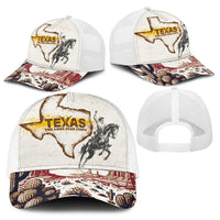 Texas Heritage Vintage Style Baseball Net Cap Howdy Y’all and Lone Star State - Wonder Print Shop