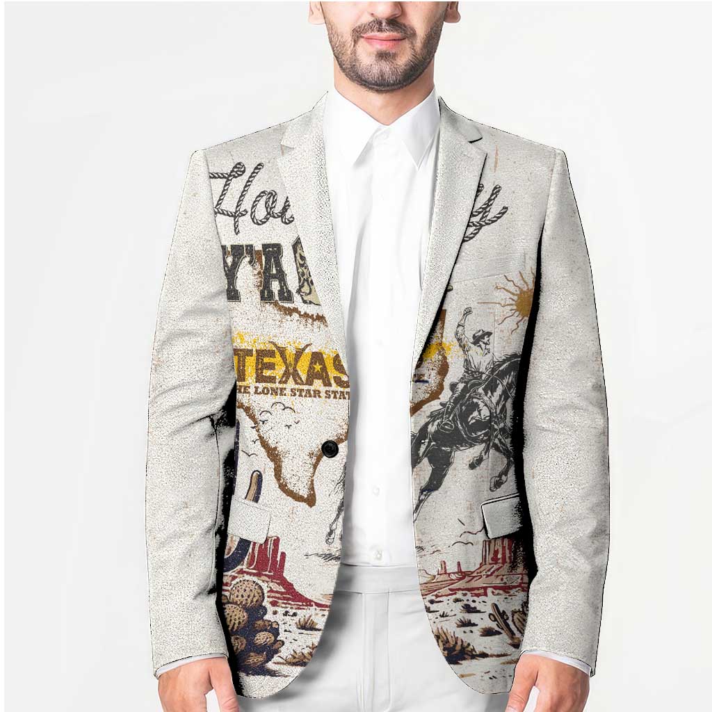 Texas Heritage Vintage Style Blazer Howdy Y’all and Lone Star State - Wonder Print Shop