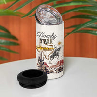 Texas Heritage Vintage Style 4 in 1 Can Cooler Tumbler Howdy Y’all and Lone Star State - Wonder Print Shop