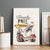 Texas Heritage Vintage Style Canvas Wall Art Howdy Y’all and Lone Star State - Wonder Print Shop