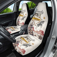 Texas Heritage Vintage Style Car Seat Cover Howdy Y’all and Lone Star State - Wonder Print Shop