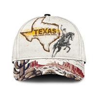 Texas Heritage Vintage Style Classic Cap Howdy Y’all and Lone Star State - Wonder Print Shop