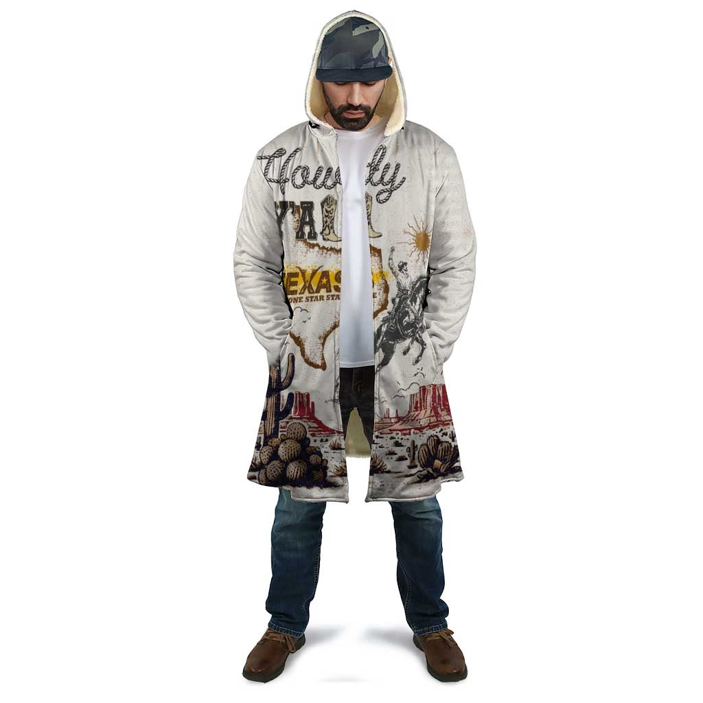 Texas Heritage Vintage Style Cloak Howdy Y’all and Lone Star State - Wonder Print Shop