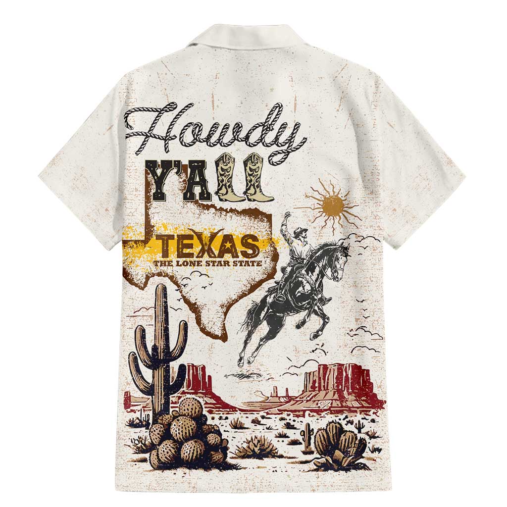 Texas Heritage Vintage Style Family Matching Mermaid Dress and Hawaiian Shirt Howdy Y’all and Lone Star State - Wonder Print Shop