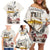 Texas Heritage Vintage Style Family Matching Off Shoulder Short Dress and Hawaiian Shirt Howdy Y’all and Lone Star State - Wonder Print Shop