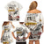 Texas Heritage Vintage Style Family Matching Off Shoulder Short Dress and Hawaiian Shirt Howdy Y’all and Lone Star State - Wonder Print Shop