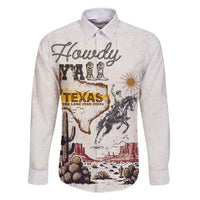 Texas Heritage Vintage Style Family Matching Short Sleeve Bodycon Dress and Hawaiian Shirt Howdy Y’all and Lone Star State - Wonder Print Shop