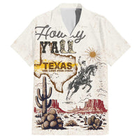 Texas Heritage Vintage Style Hawaiian Shirt Howdy Y’all and Lone Star State - Wonder Print Shop