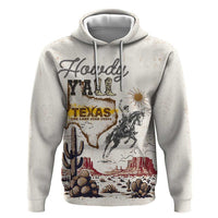 Texas Heritage Vintage Style Hoodie Howdy Y’all and Lone Star State - Wonder Print Shop