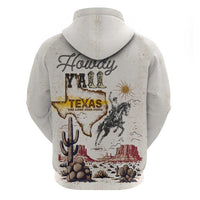 Texas Heritage Vintage Style Hoodie Howdy Y’all and Lone Star State - Wonder Print Shop