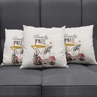 Texas Heritage Vintage Style Pillow Cover Howdy Y’all and Lone Star State - Wonder Print Shop