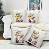 Texas Heritage Vintage Style Pillow Cover Howdy Y’all and Lone Star State - Wonder Print Shop
