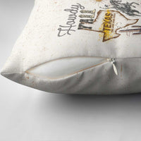 Texas Heritage Vintage Style Pillow Cover Howdy Y’all and Lone Star State - Wonder Print Shop