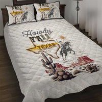 Texas Heritage Vintage Style Quilt Bed Set Howdy Y’all and Lone Star State - Wonder Print Shop