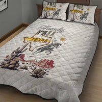 Texas Heritage Vintage Style Quilt Bed Set Howdy Y’all and Lone Star State - Wonder Print Shop