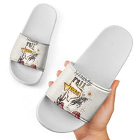 Texas Heritage Vintage Style Slide Sandals Howdy Y’all and Lone Star State - Wonder Print Shop