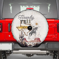 Texas Heritage Vintage Style Spare Tire Cover Howdy Y’all and Lone Star State - Wonder Print Shop