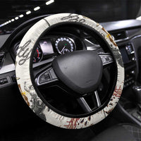 Texas Heritage Vintage Style Steering Wheel Cover Howdy Y’all and Lone Star State - Wonder Print Shop