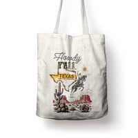 Texas Heritage Vintage Style Tote Bag Howdy Y’all and Lone Star State - Wonder Print Shop