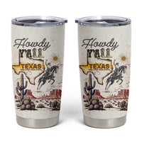 Texas Heritage Vintage Style Tumbler Cup Howdy Y’all and Lone Star State - Wonder Print Shop
