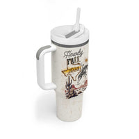Texas Heritage Vintage Style Tumbler With Handle Howdy Y’all and Lone Star State - Wonder Print Shop